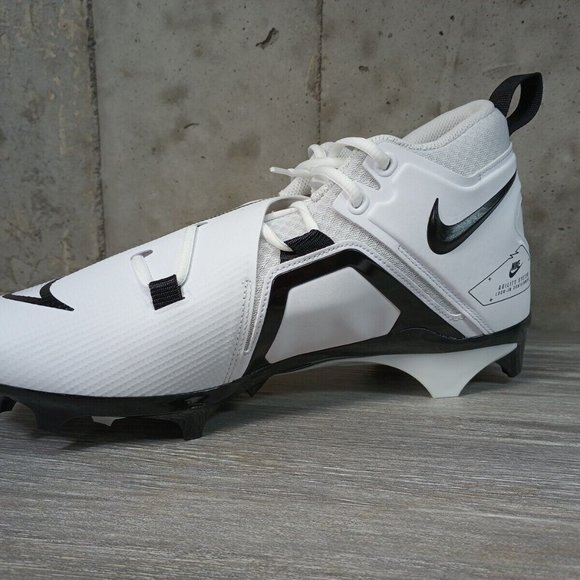 New Nike Alpha Menace Pro 3 Football Cleats White Black CT6649-100 Men's… - Picture 5 of 6